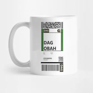 Dagobah Boarding Pass Mug